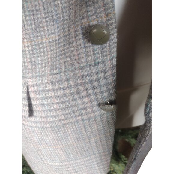 Vintage Austin Manor Plaid Wool Academia Preppy Sport Coat Jacket Men 39R - Picture 7 of 10